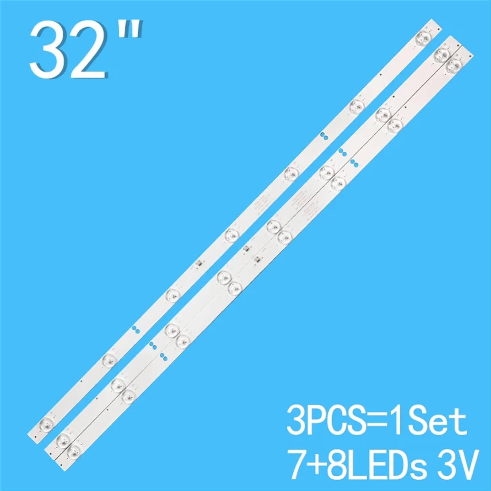 Striscia di retroilluminazione a LED Compatibile for Array da 32" SVV550AK7 55U6663DB 55U5766DB LT-55C760 LT-55C860(A) LT-55C870 L55UE17 VESTEL 55 UHD DRT 4A+3B