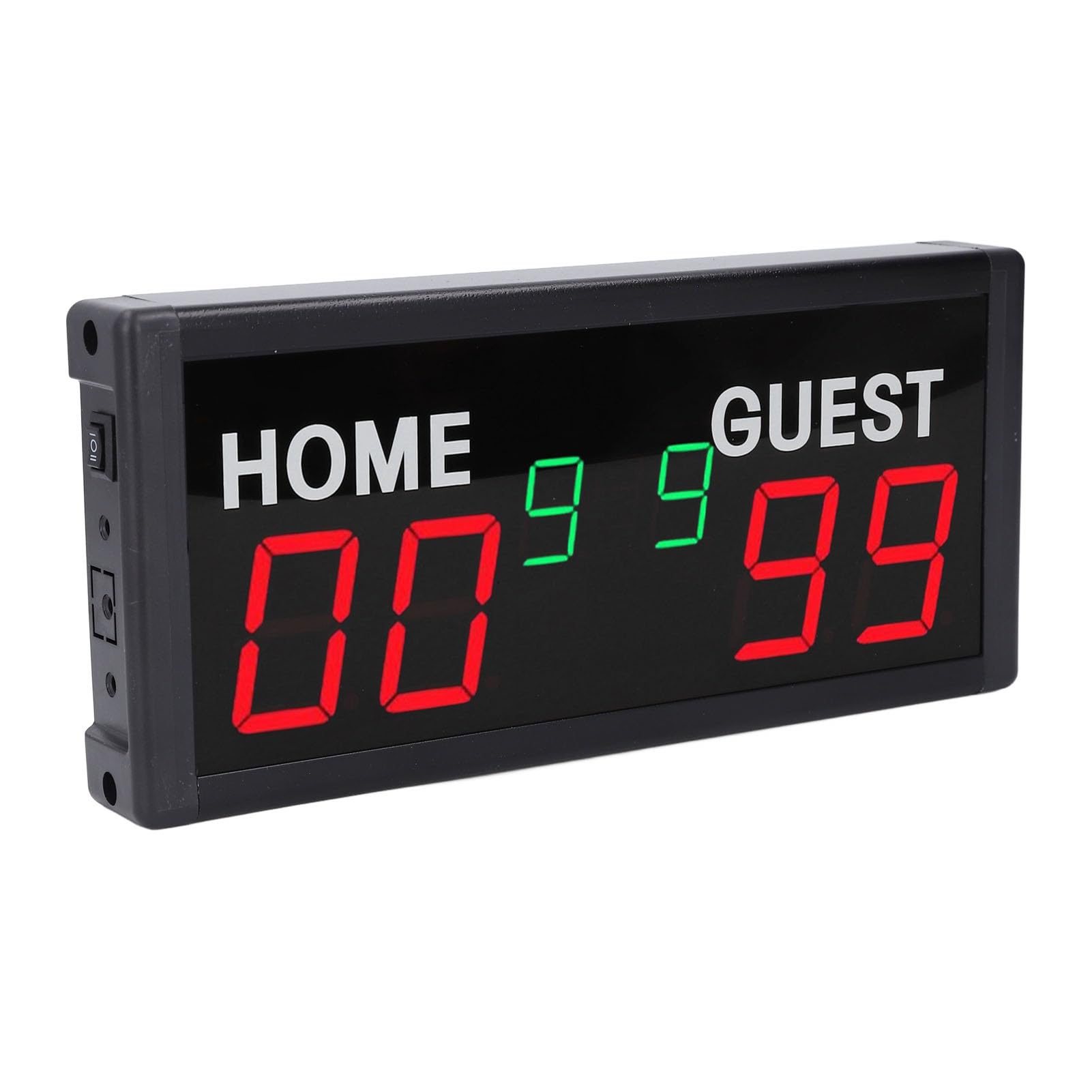 Tabellone Segnapunti Digitale Alimentato a Batteria Display LED Portatile a 6 Cifre per Sport da -Pong 1 unità