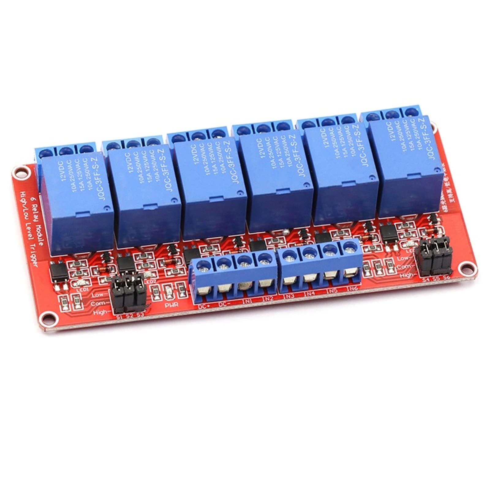 Módulo de relé de 1 canal y 12V con aislamiento optoacoplado para proteger tus circuitos