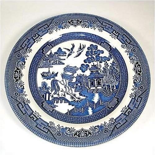 Churchill Blue Willow Plate 26cm (Set of 6) 2nds Quality