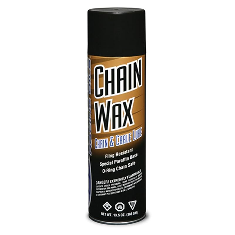 Cera lubrificante para corrente Maxima Chain Wax, spray aerossol de 405 mL, compatível com O-ring, X-ring e Z-ring, 1 unidade