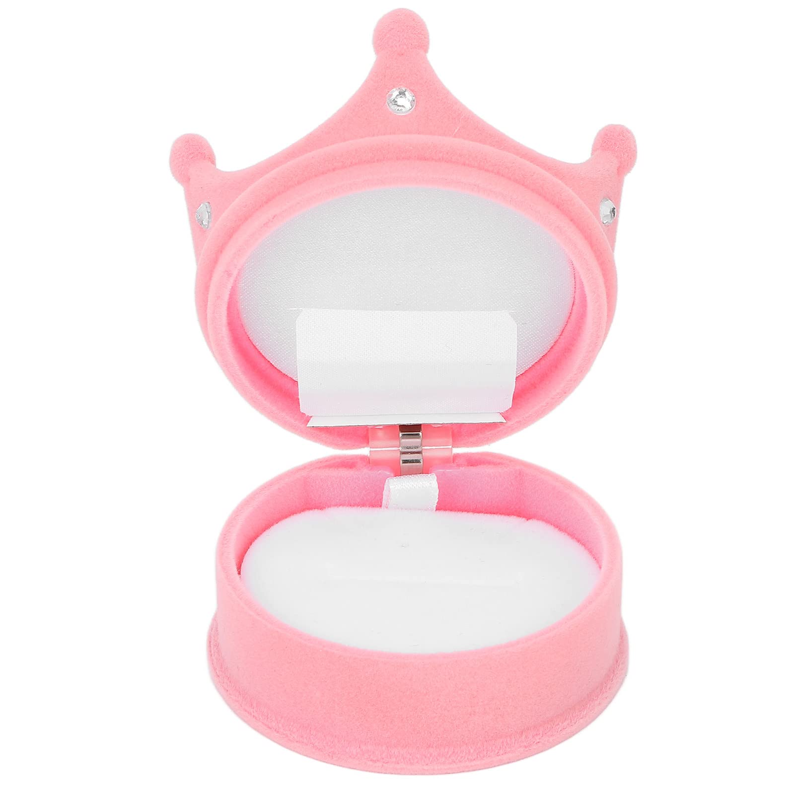 BCJMKDX jewellery storage box, Jewelry Storage Case, women jewellery box,Travel Box Lovely Flocking Wedding Ring