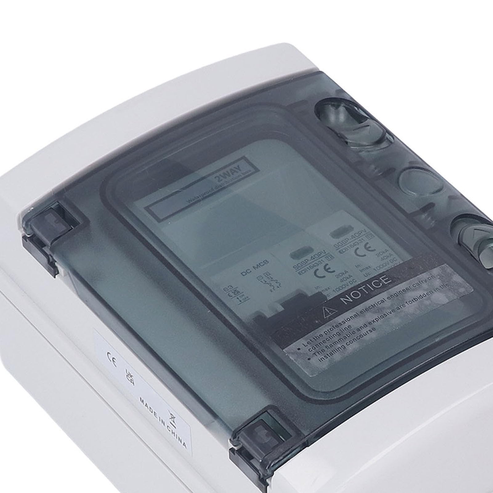 IP65 DC-Photovoltaik-Solar-Trennschalter mit Blitzschutz, DC-Miniatur-Leistungsschalter, 1000 V 40 A Solar-Trennschalter für Solarpanel für Combiner-Box.