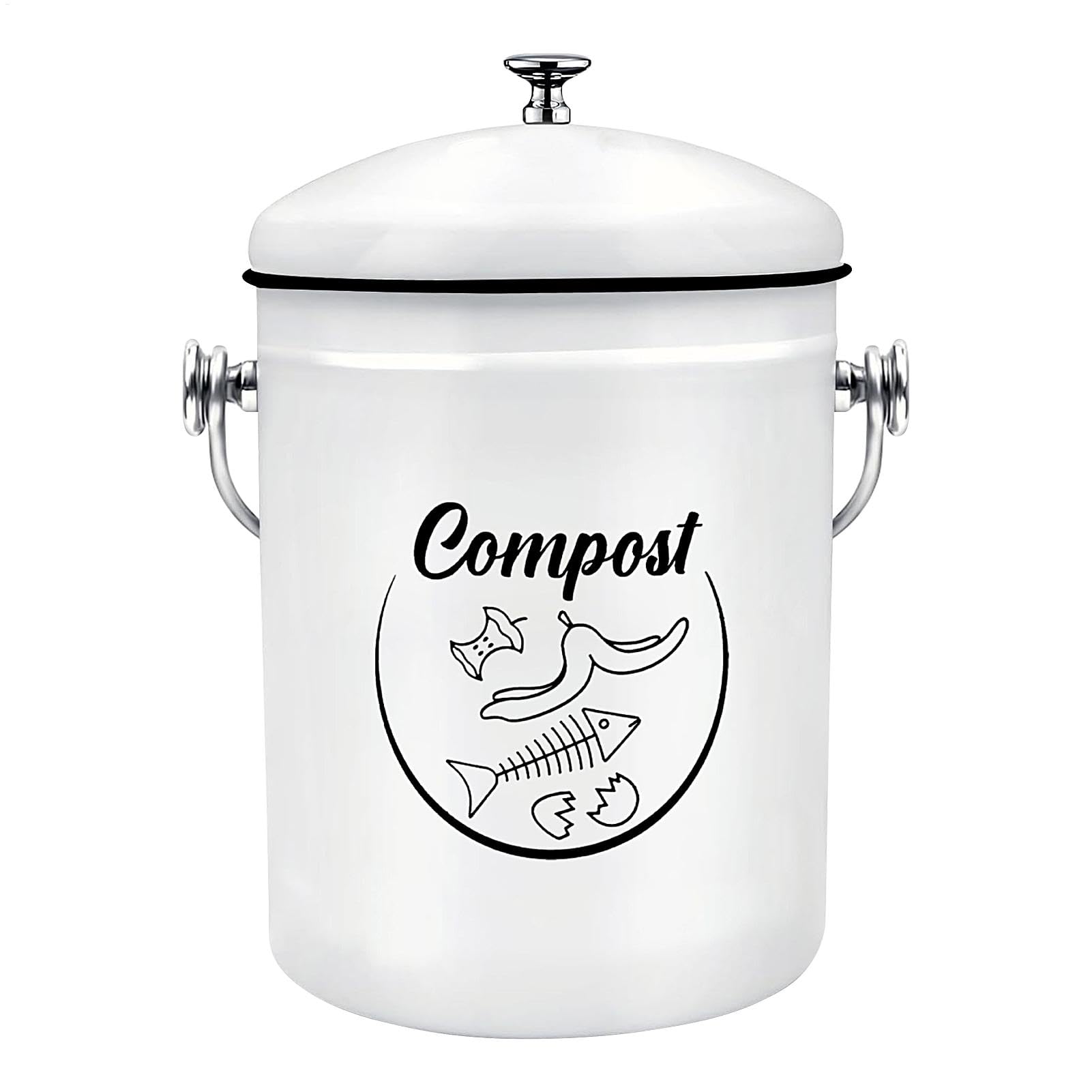 Seau À Compost De Comptoir Seau D'Intérieur, Collecteur De Déchets