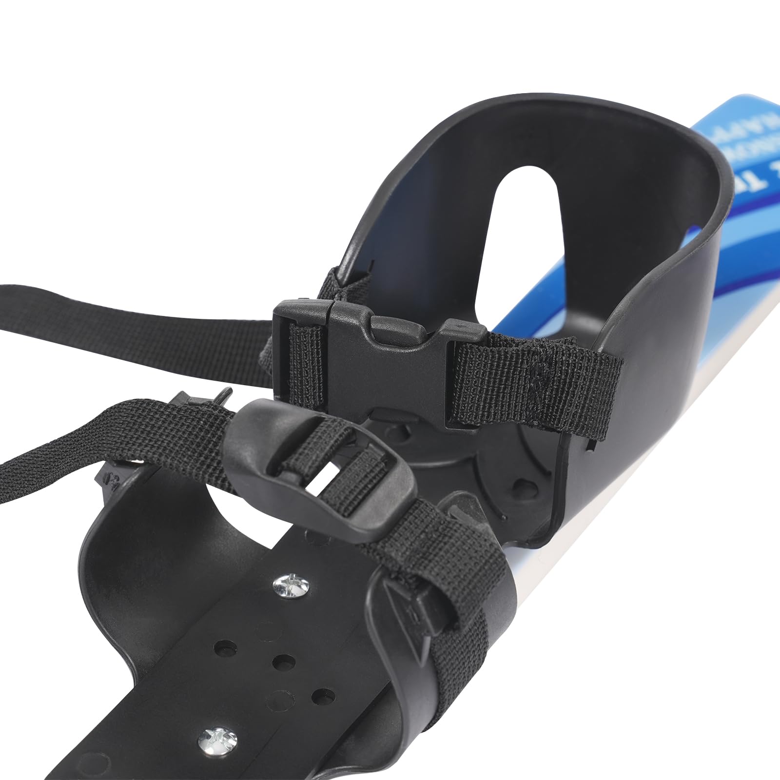 Set da sci per bambini, snowboard con 2 bastoni da sci, fissaggio bidirezionale, capacità di carico 50 kg, 2-8 anni Snowboard per principianti (blu)