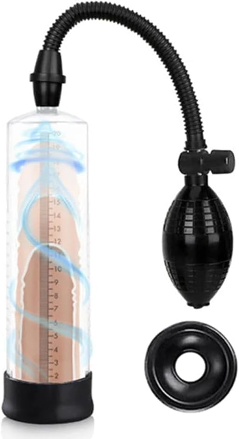 Male Growth Pump Vacuum penisen Largement Tool with Strong Suction Men's Enlargement Pumps Adjustable Underwear Set Training Tools to Be a Bigger Men Hand-US96385