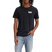 Levi's Graphic Crewneck Tee T-Shirt, Color BW Caviar