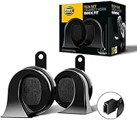 Vista 6 de HELLA 012010901 kit de cornetas negras BX 12 V (Toyota)