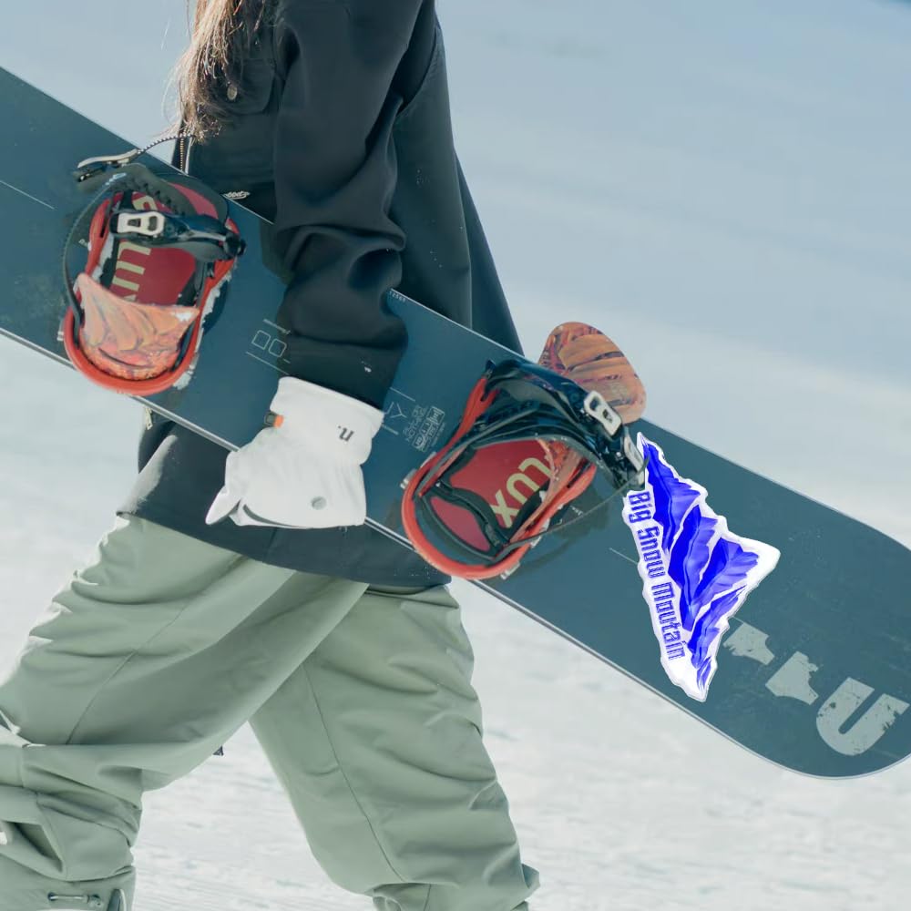 3D Snowboard Stomp Pad Montagne Enneigée Transparent Pad Snowboard pour Accessoires de Ski de Neige d'hiver, Snowboards-Bleu
