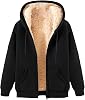 Mens Fleece Jackets Full Zip,Cardigans For Men Uk Zip Up Hoodie With Hood Sherpa Fleece Jackets Men Fleece Hoodie Long Sleeve Windproof Warm Tops Thick Coats With Pockets Outerwear