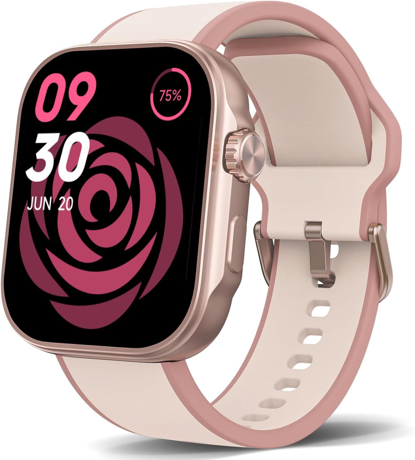 Smart Watch for Women, 1.99″ AMOLED Display Fitness Tracker,Smartwatch(Answer/Make Calls), IP68 Waterproof 100+ Sport Mode Activity Tracker, Heart Rate Sleep Monitor, iOS Android Compatible