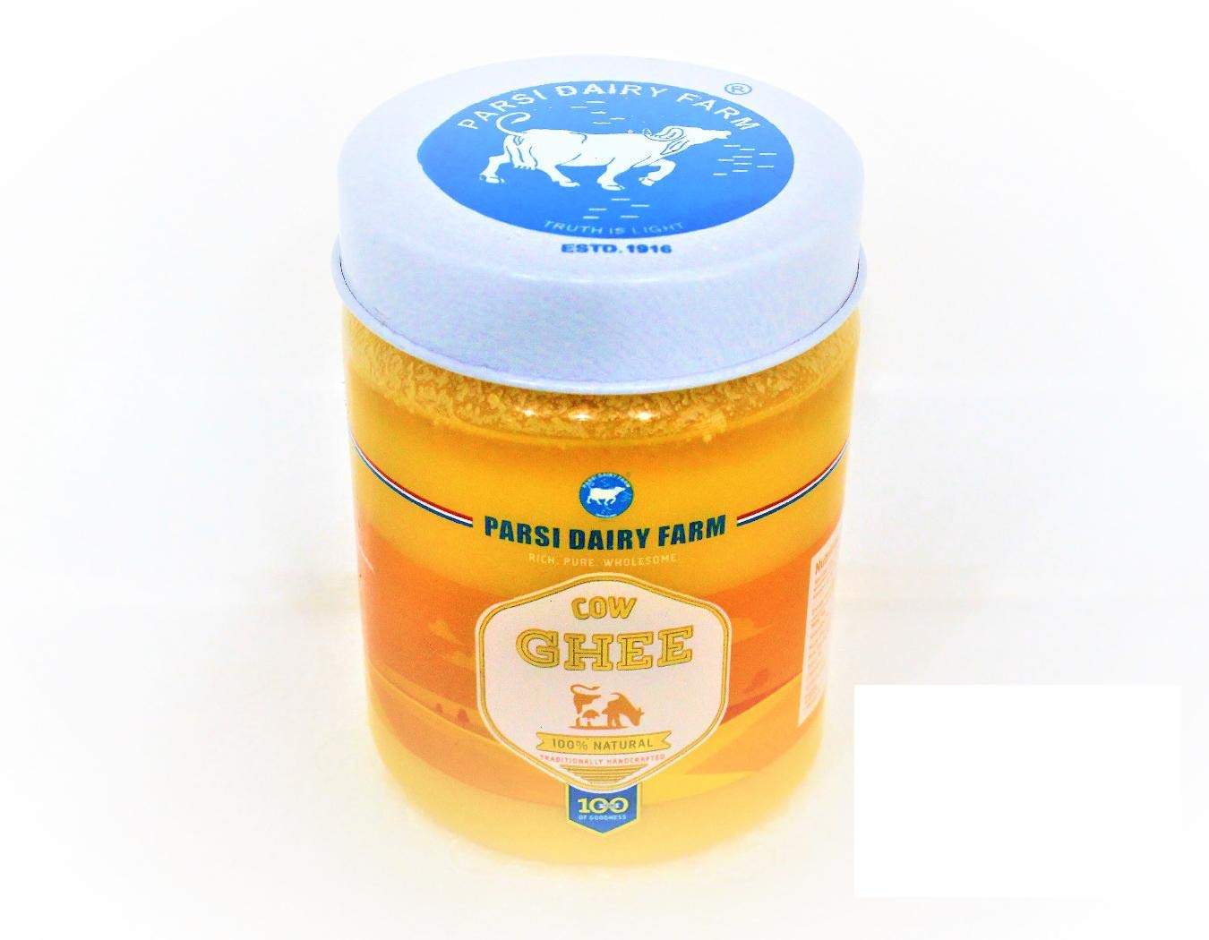 Parsi Dairy Farm Cow Ghee Jar, 500 ml Amazon.in Grocery & Gourmet Foods