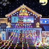 LED イルミネーションライト BangLede ソーラー 屋外 350球 フェアリー 防水防塵加工 8モード 飾り 遠隔リモコン＆コントローラー付き クリスマスツリー 電飾 led おしゃれ クリスマス/パーティー/アウトドア/誕生日/学園祭/お祭り/家庭用飾り