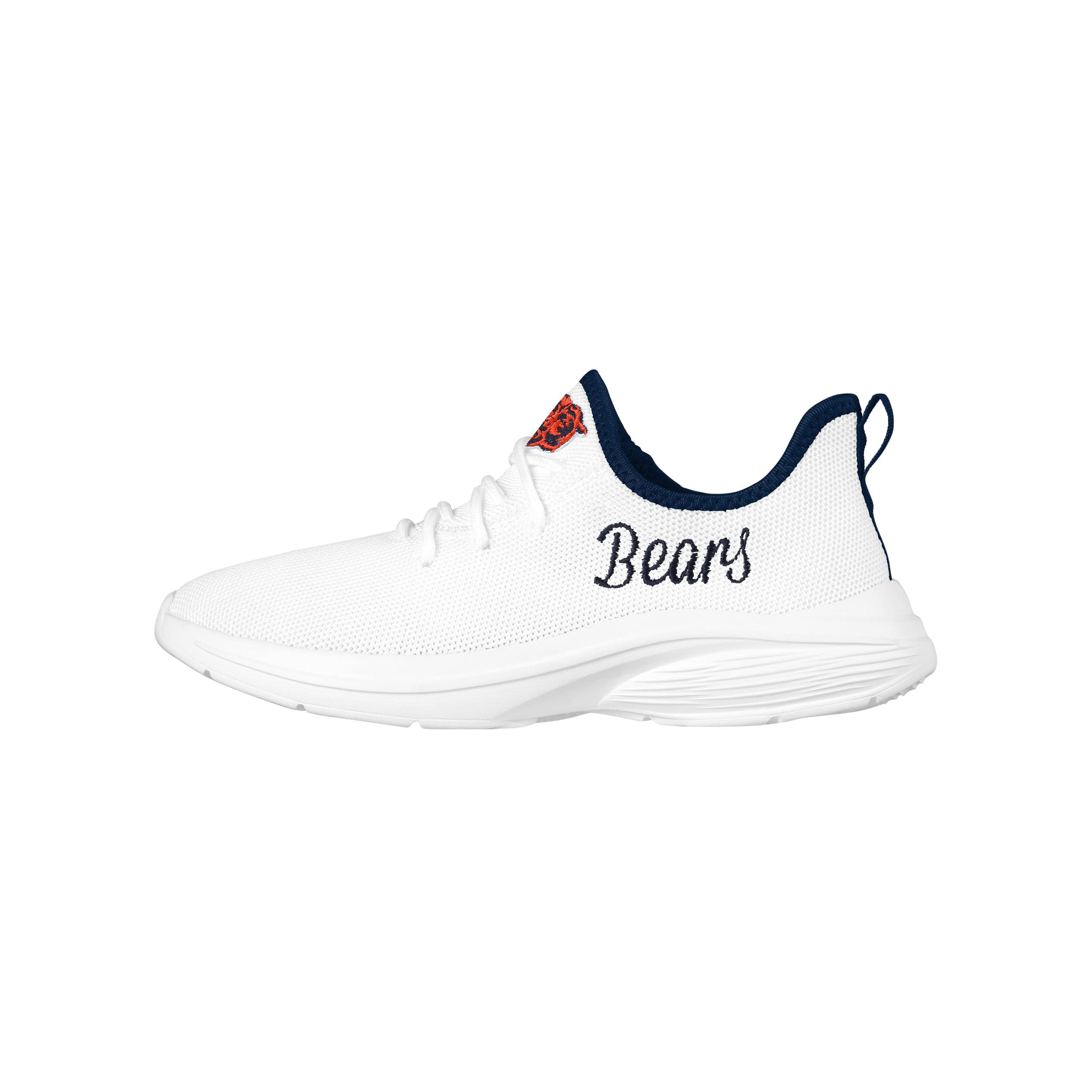 FOCO NFL Womens NFL Team Logo White Athletic Shoes Sneakers