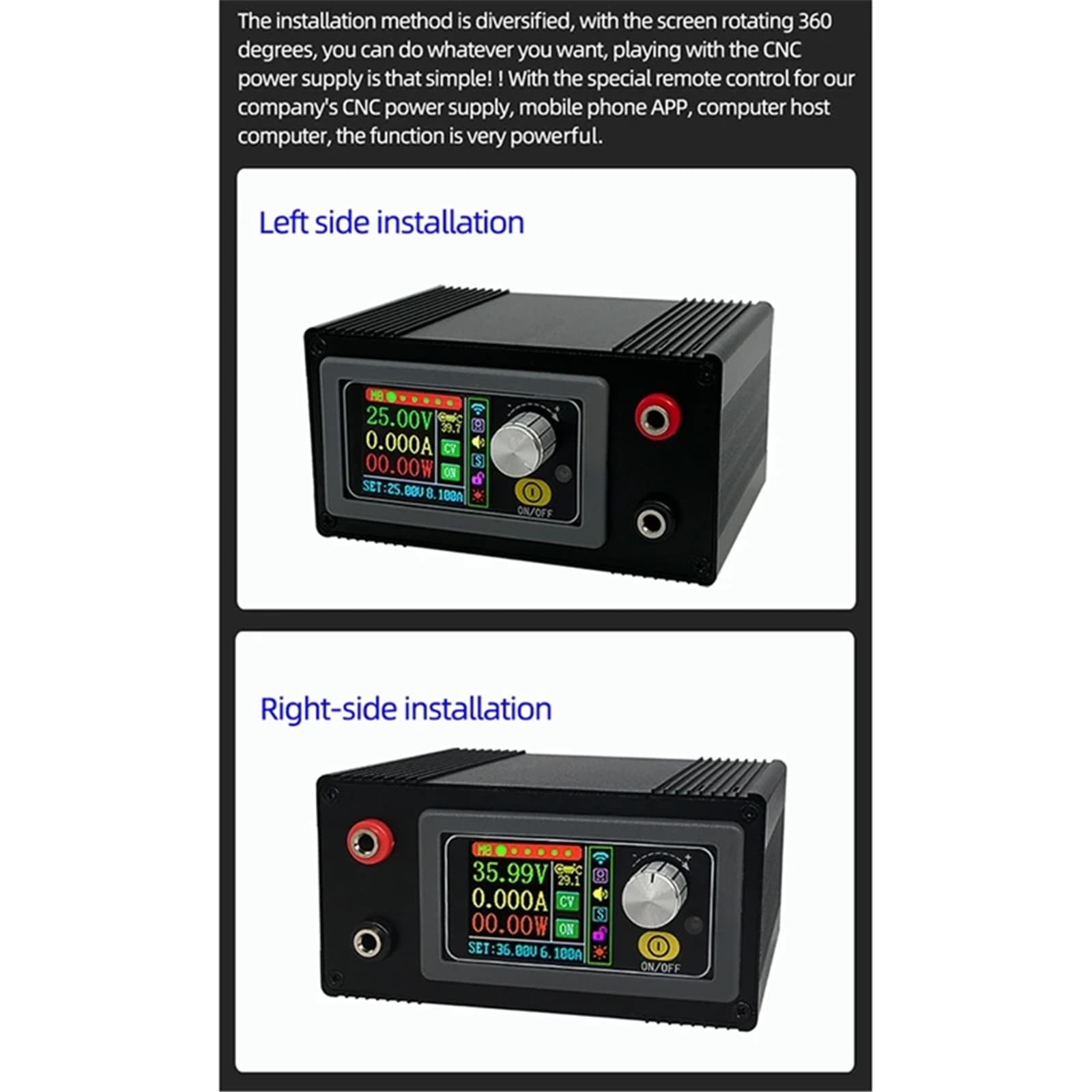 Amazon.co.jp: XYH3606ブーストコンバーターシェルセット配線接続端子