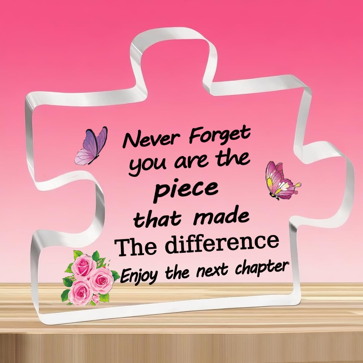 ToVii Leaving Gifts for Women Colleagues - Retirement & New Job Acrylic Plaque Keepsake - Farewell Appreciation Present for Coworker, Teacher and Friend — image 1