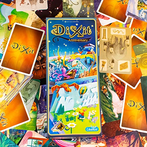Galápagos, Dixit: Anniversary (Expansão), Jogo de Tabuleiro para Amigos, 3 a 8 jogadores, 30 min
