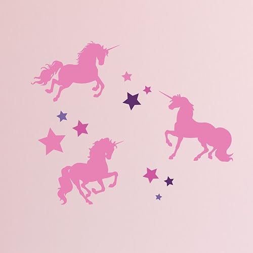 Miniatura 5 de Unicorn Stickers for Kids Room - Never Stop Believing Magical Themed Wall Decor - Vinyl Mural for Girls or Boys Bedroom, Baby Nursery, or Playroom