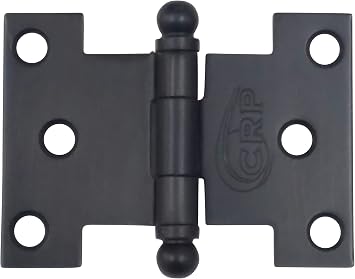 Parliament Hinges for Doors, Shutters, or Windows, 3 Inch x 2.25 Inch Oil Rubbed Bronze