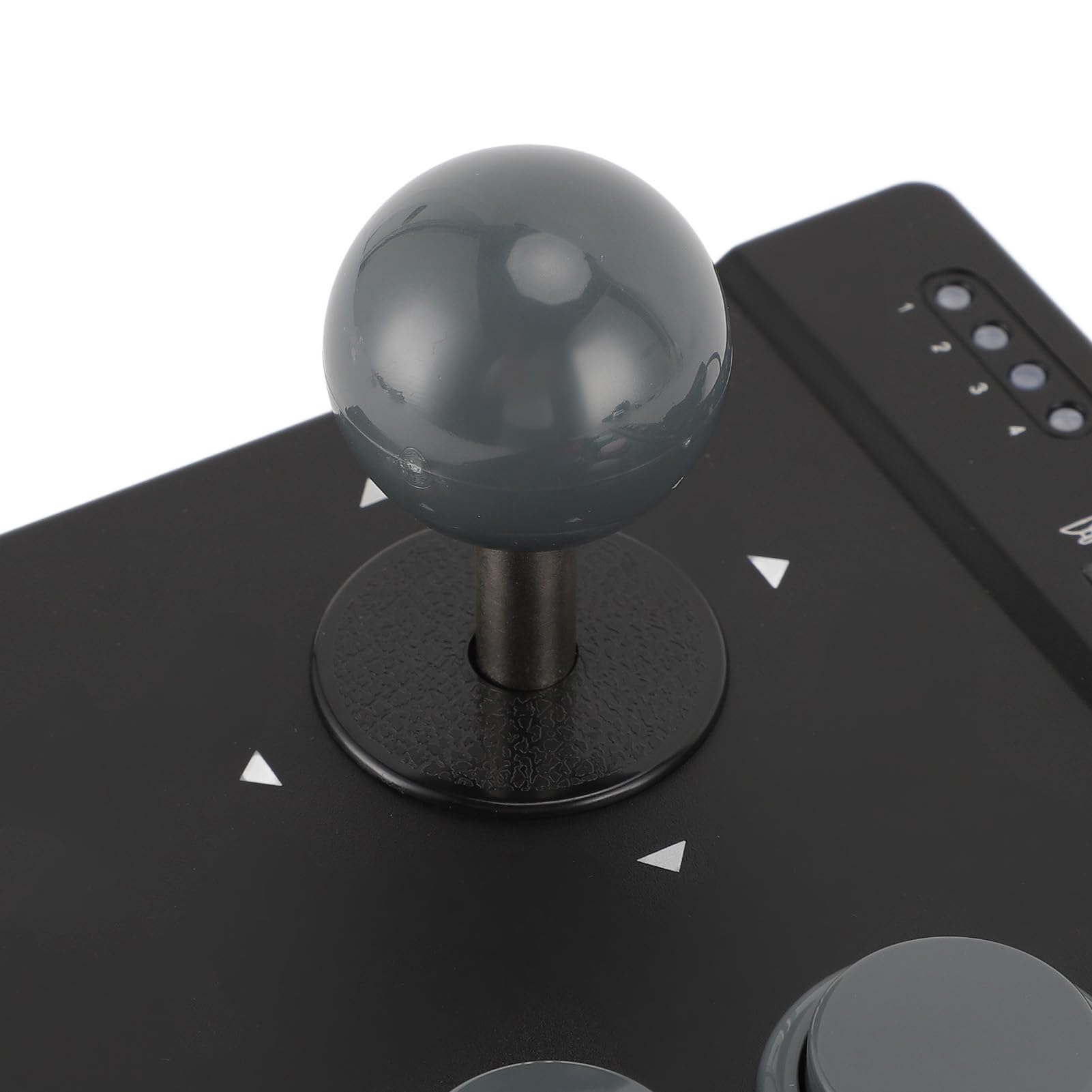 Diyeeni Joystick Arcades, Controlador Fighting Stick con Puerto USB, Funciones Turbo y Macro, Modo Dual, 8 Botones Grandes y Reposamanos de Goma, para Android TV Box, Wins 7 8 10