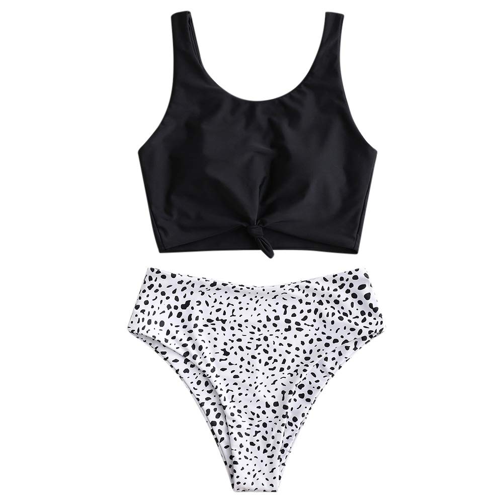 ZAFUL Tankini Traje de Baño con Relleno Takini Talla Grande Pantalones Dos Piezas para Mujer 2019