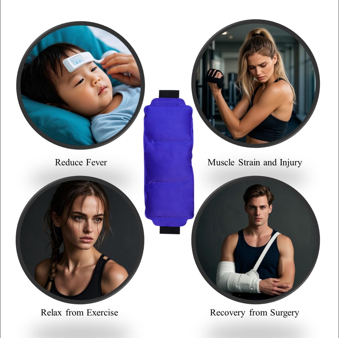 2 PCS, Reusable hot & Cold Pack,for Injuries,Joint Pain, Muscle Soreness,Body Inflammation,Applicable to Knees, Back, Shoulders, Waist, Abdomen, HIPS, Neck, arms, and Legs.