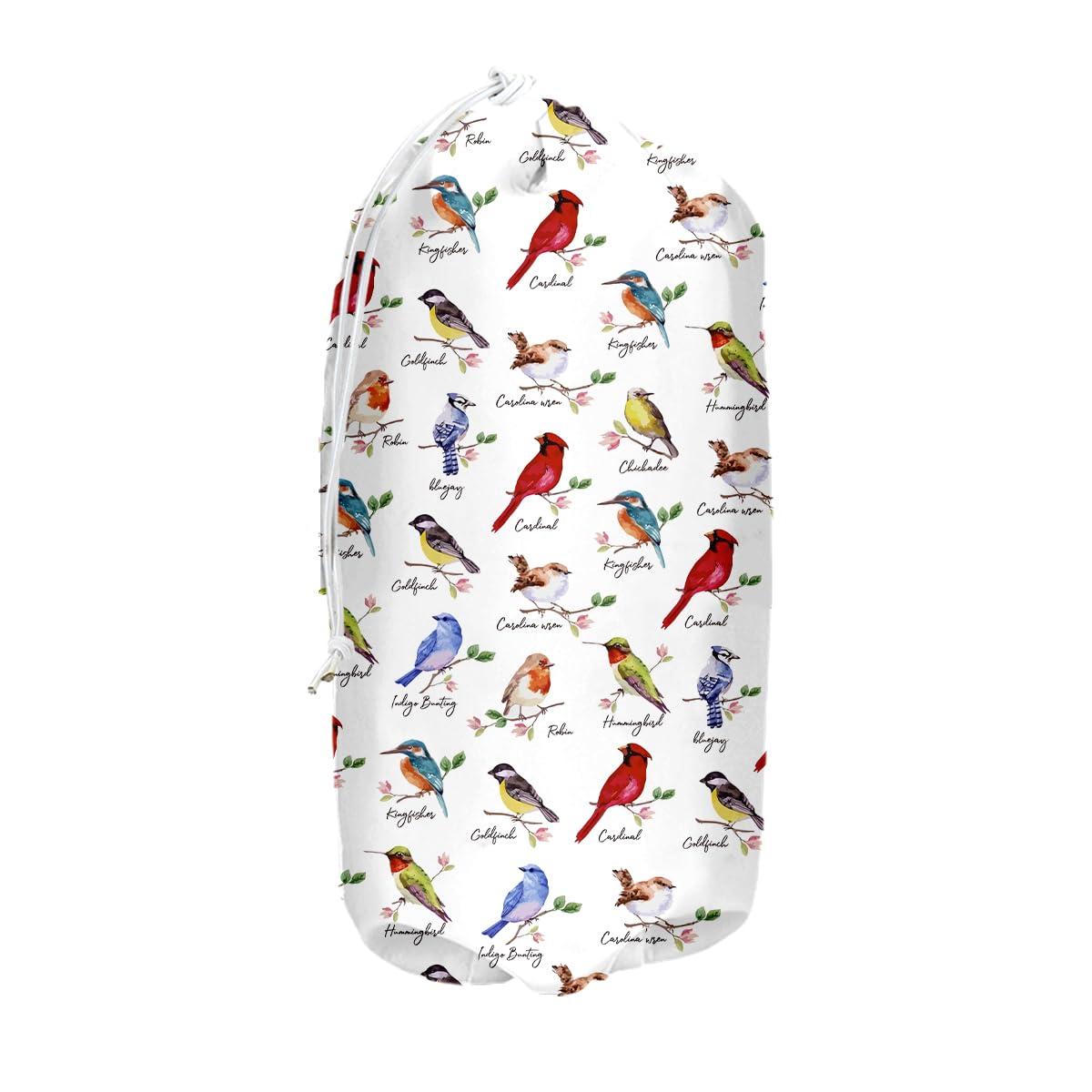 Birds Toilet Paper Storage Bag 11.5 x 9 inches Hummingbird Bluejay Gifts for Women Bird Lovers Farmhouse Home Decor Suitable for Camping Toilets And Laundry Rooms