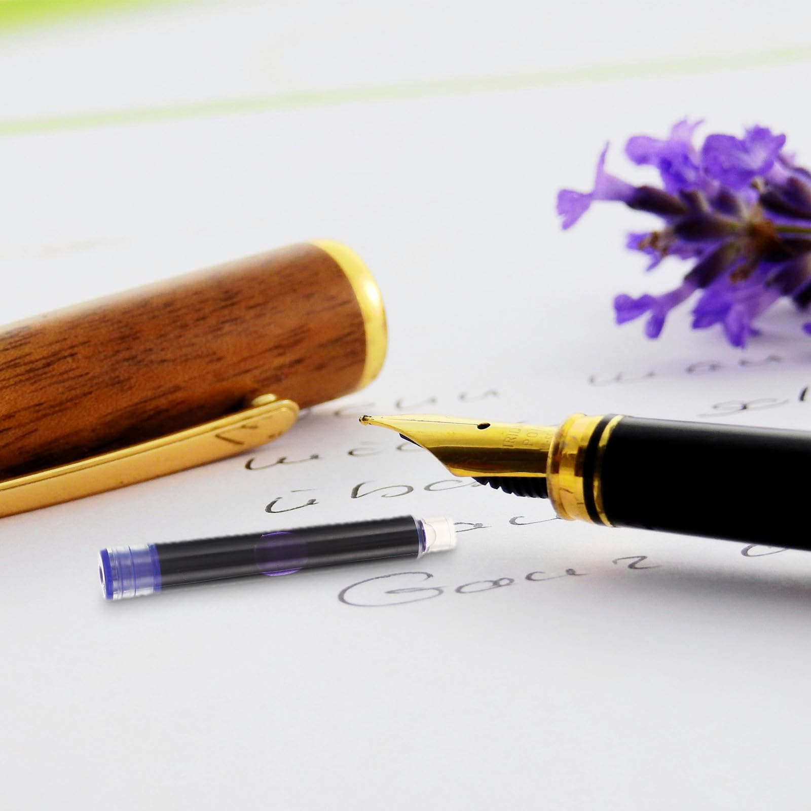 240 recambios de tinta para plumas estilográficas de 3,4 mm, 12 colores. Accesorios para plumas estilográficas con tinta recargable para el estudio escolar y la práctica de escritura en el