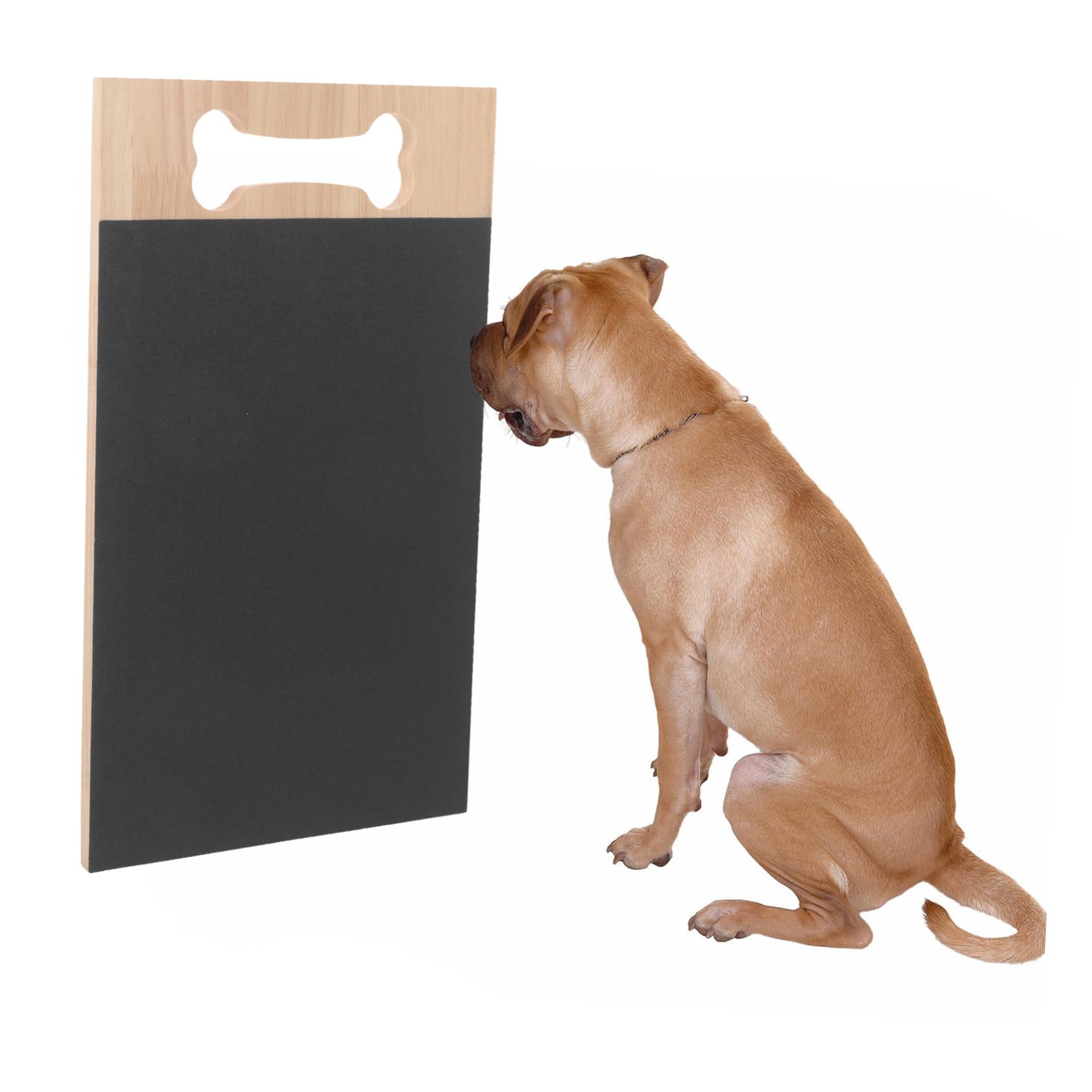 POPETPOP Planche à Limer Les Ongles pour Chiens en Bois de Couleur Sombre