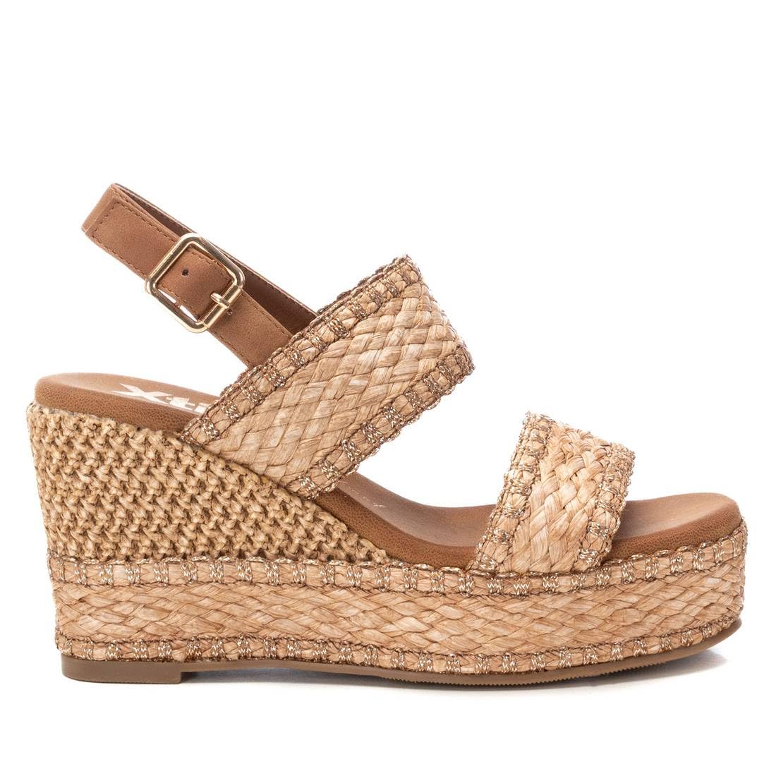 XTI 143820, Woman Sandal, Taupe, 5 UK, Taupe, 6 UK