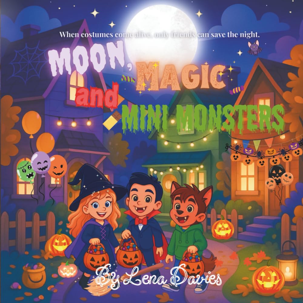 Moon, Magic and Mini Monsters: A Halloween tale for kids who love magic, laughter, and just a sprinkle of spooky surprise!