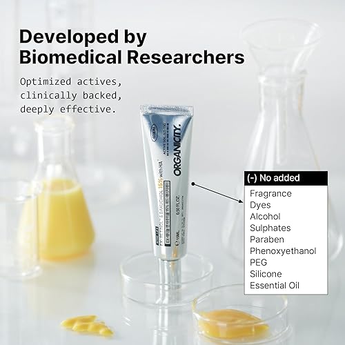 Miniatura 8 de Organicity EX-Retinol y Bakuchiol 15% suero facial 0.5 onzas líquidas  con complejo peptídico y dexpantenol  Cuidado de la piel coreano  para