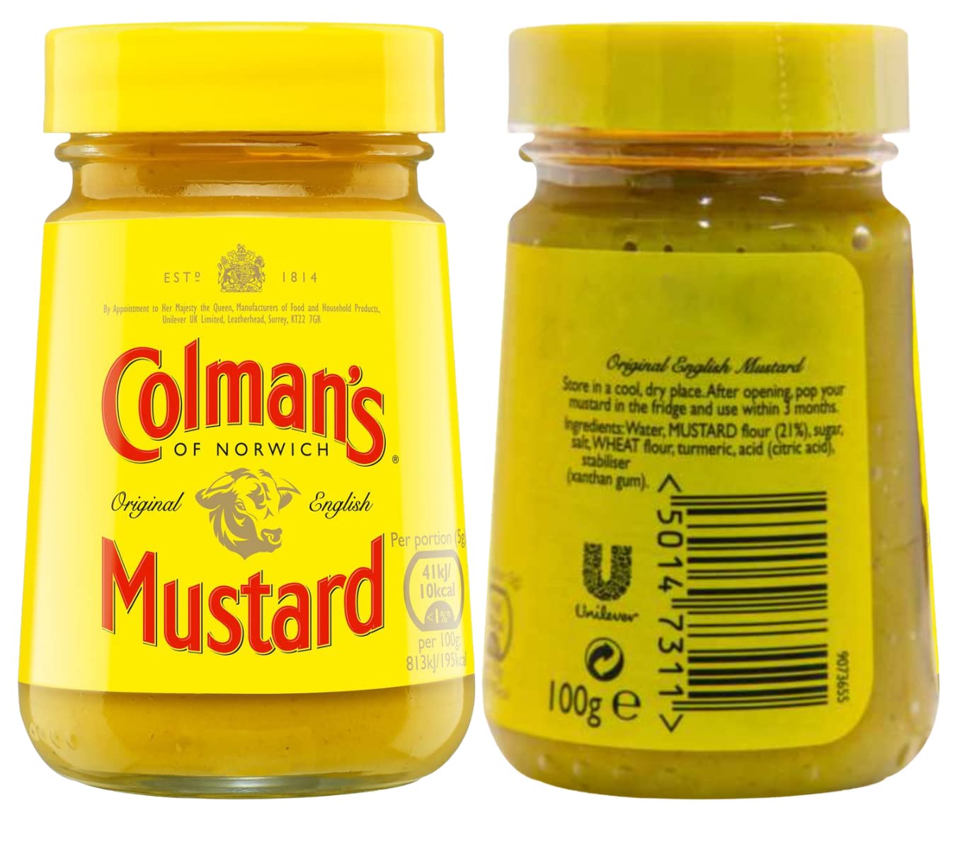 Colman's Original English Mustard 4 x 100 g