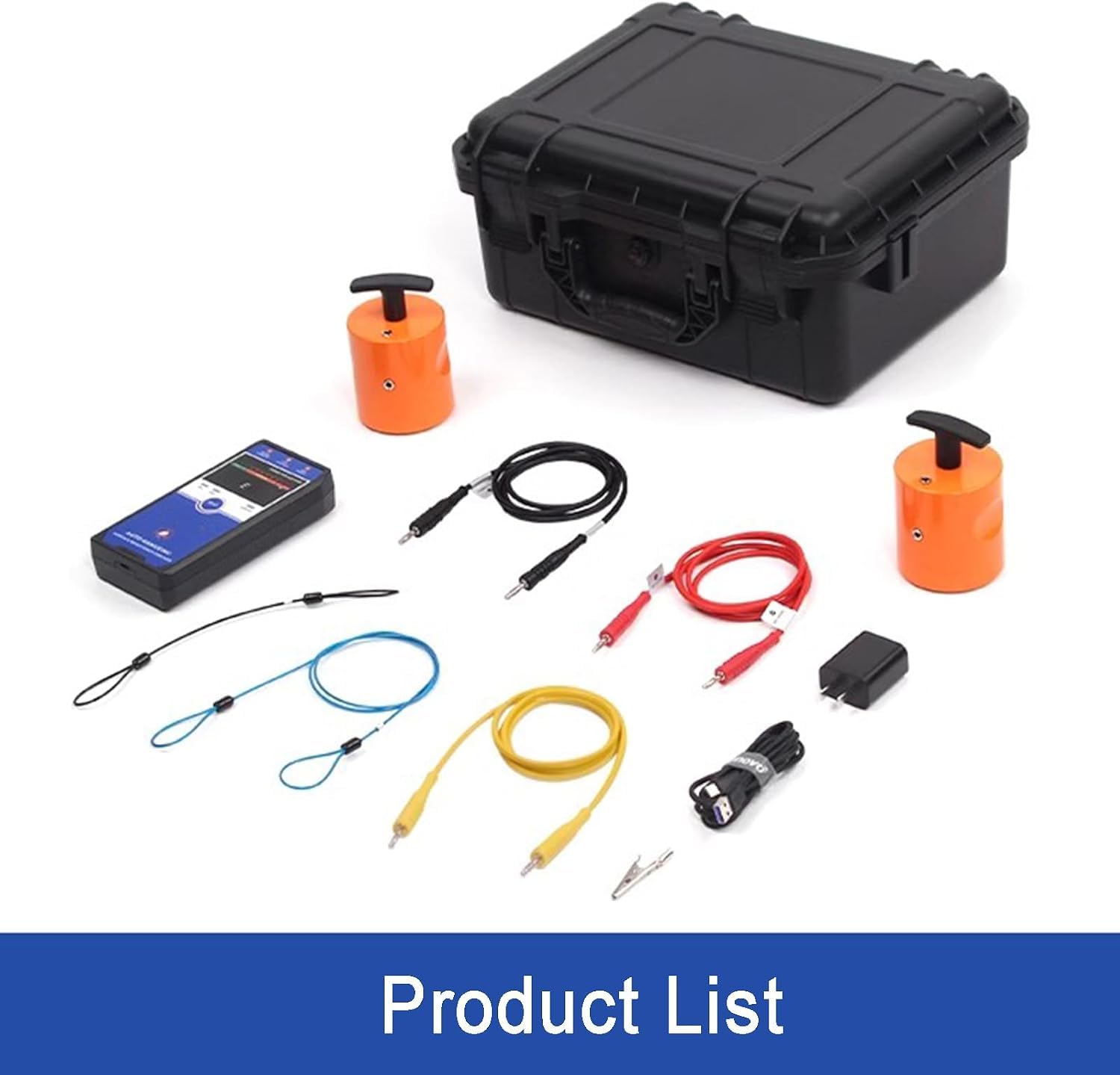 Misuratore Di Resistenza Superficiale, Tester Di Resistività Antistatica, Con 2 Martelli Pesanti, Puntali Prova, Display Lcd, Selezione Automatica Della Portata, Per Rivestimenti, Pellicole