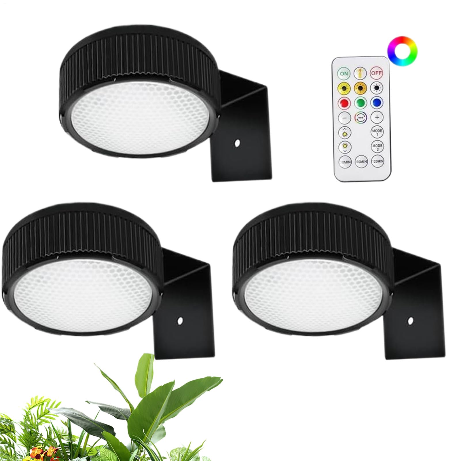 Luz de pintura alimentada por pilas, luces de cuadro de pared con control