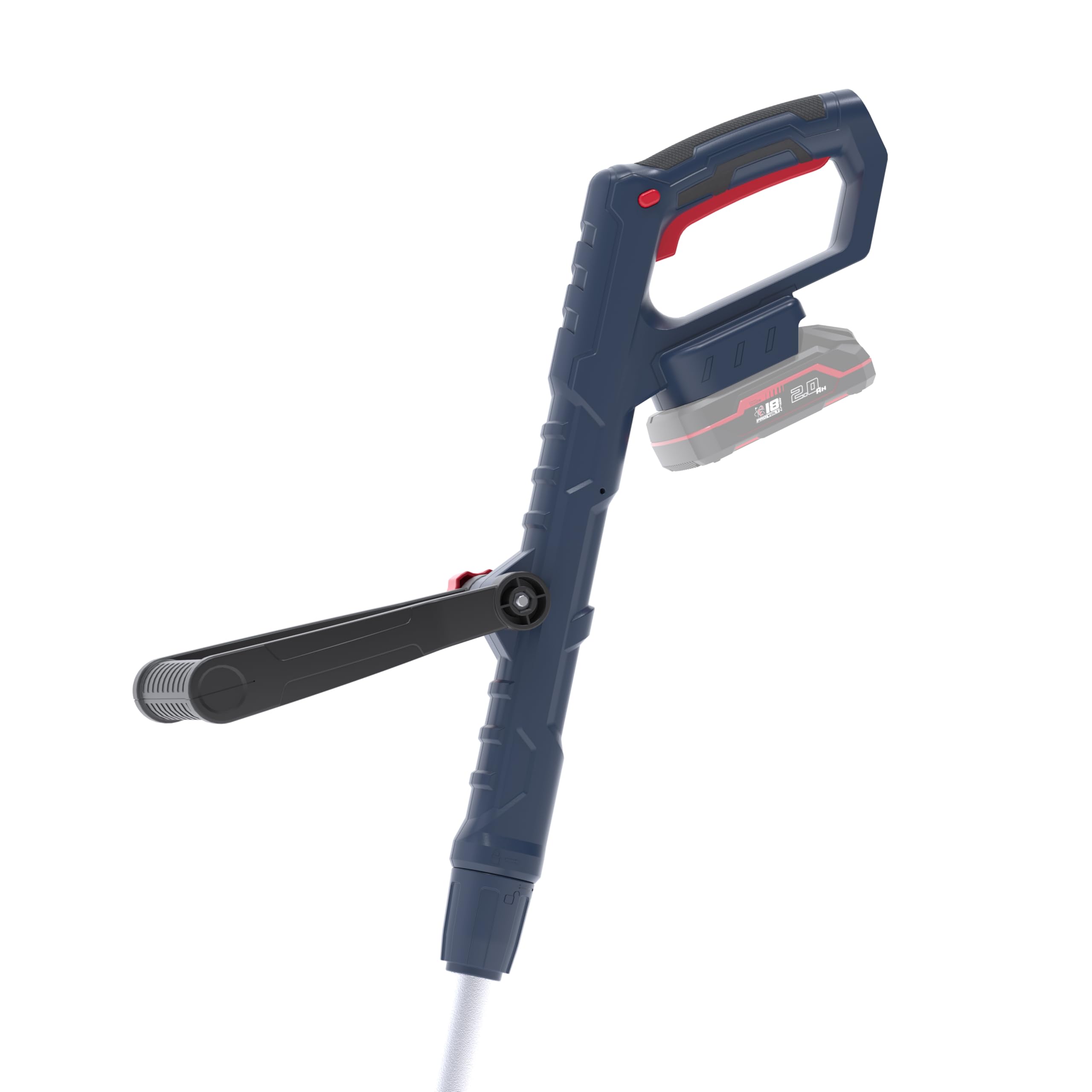 Güde GFR 18-0 Akku-Fugenreiniger - 18 Volt Li-Ion, 1200 Umdrehungen pro Minute, 11 cm Bürstendurchmesser, 82-112 cm Griffhöhe, ohne Akkupack und Ladegerät, inklusive Stahlbürste und Nylonbürste