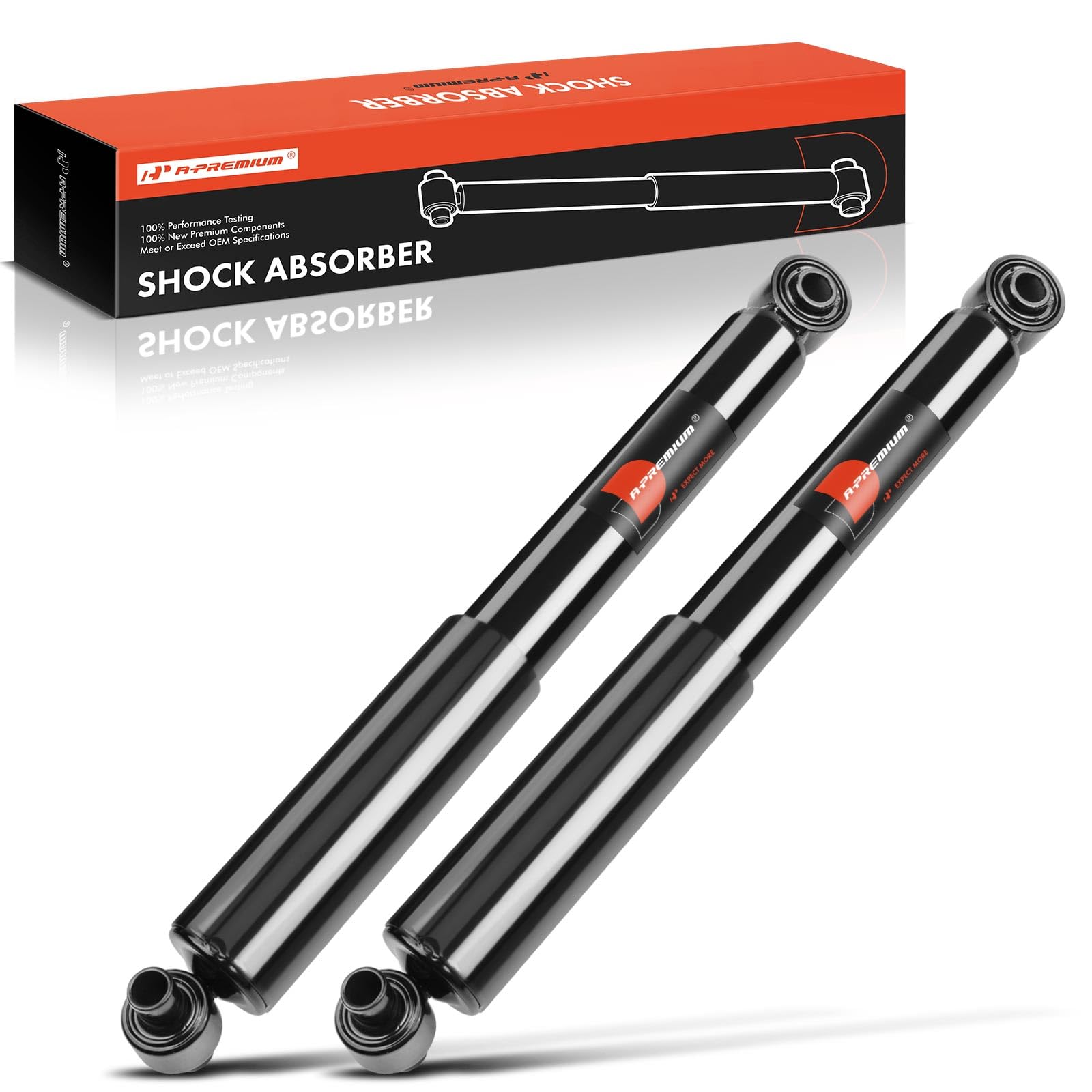 A-Premium Rear Pair (2) Shock Absorber Strut Assembly Compatible with Hyundai Entourage 2007-2008 & Kia Sedona 2006-2012 2014, Driver and Passenger Side