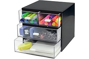 4-Drawer Desk Organizer:Declutter Your Desk & Boost Productivity