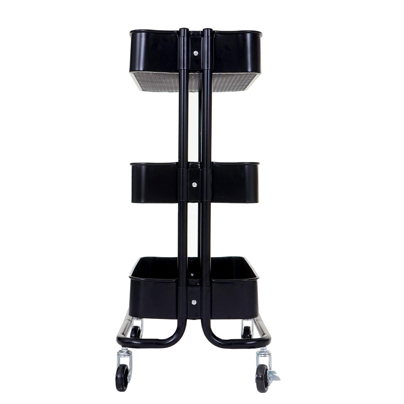 Mendler Camarera HWC C64, Carrito de Cocina Bar - Carro Carro de Transporte con Ruedas, Metal 79 x 44 x | Carrito de bar, carro de té, carrito de transporte