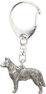 Australian Cattle Dog Made in U.K Artistic Style Dog Key Ring Collection