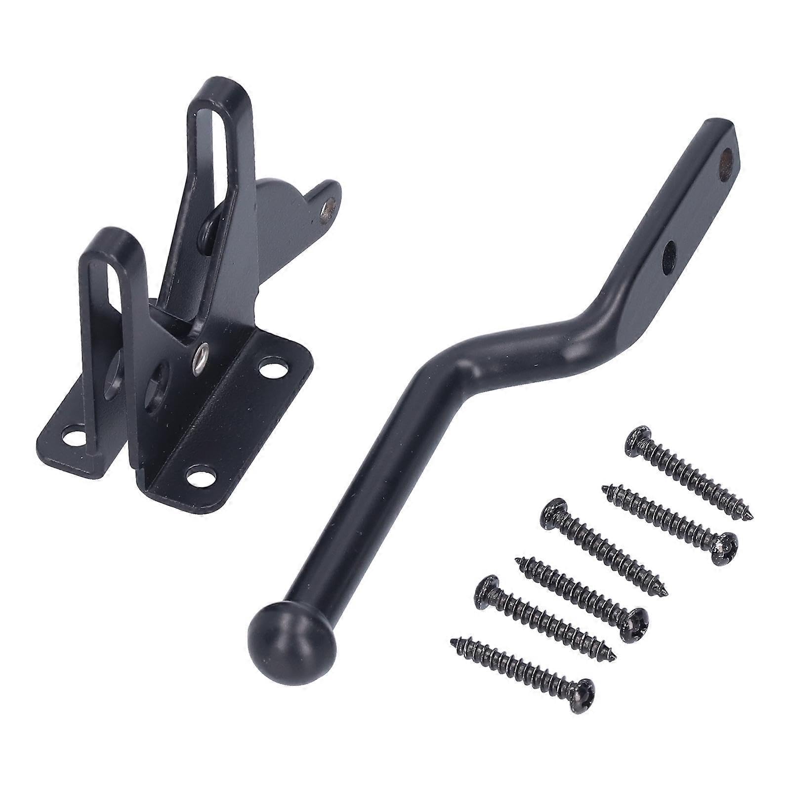 Gate Latch Kit RustProof Carbon Steel Fence Bolt Lock Safety Door Hardware Fittings