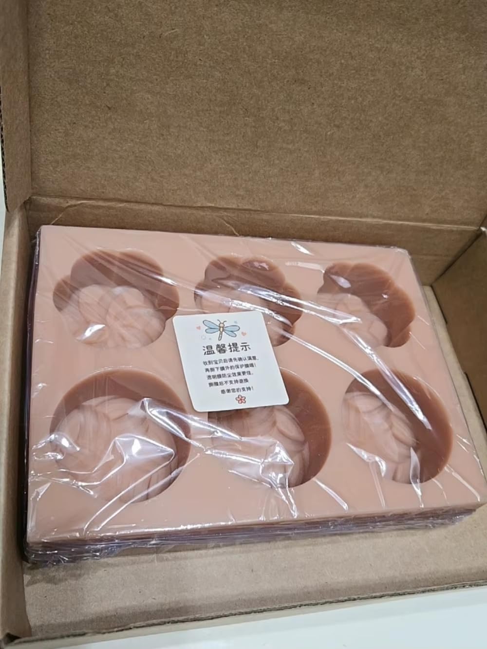 Stampo rotondo in silicone a 6 cavità per sapone, 60 g per cavità, silicone alimentare, strumento per la produzione di sapone fai da te