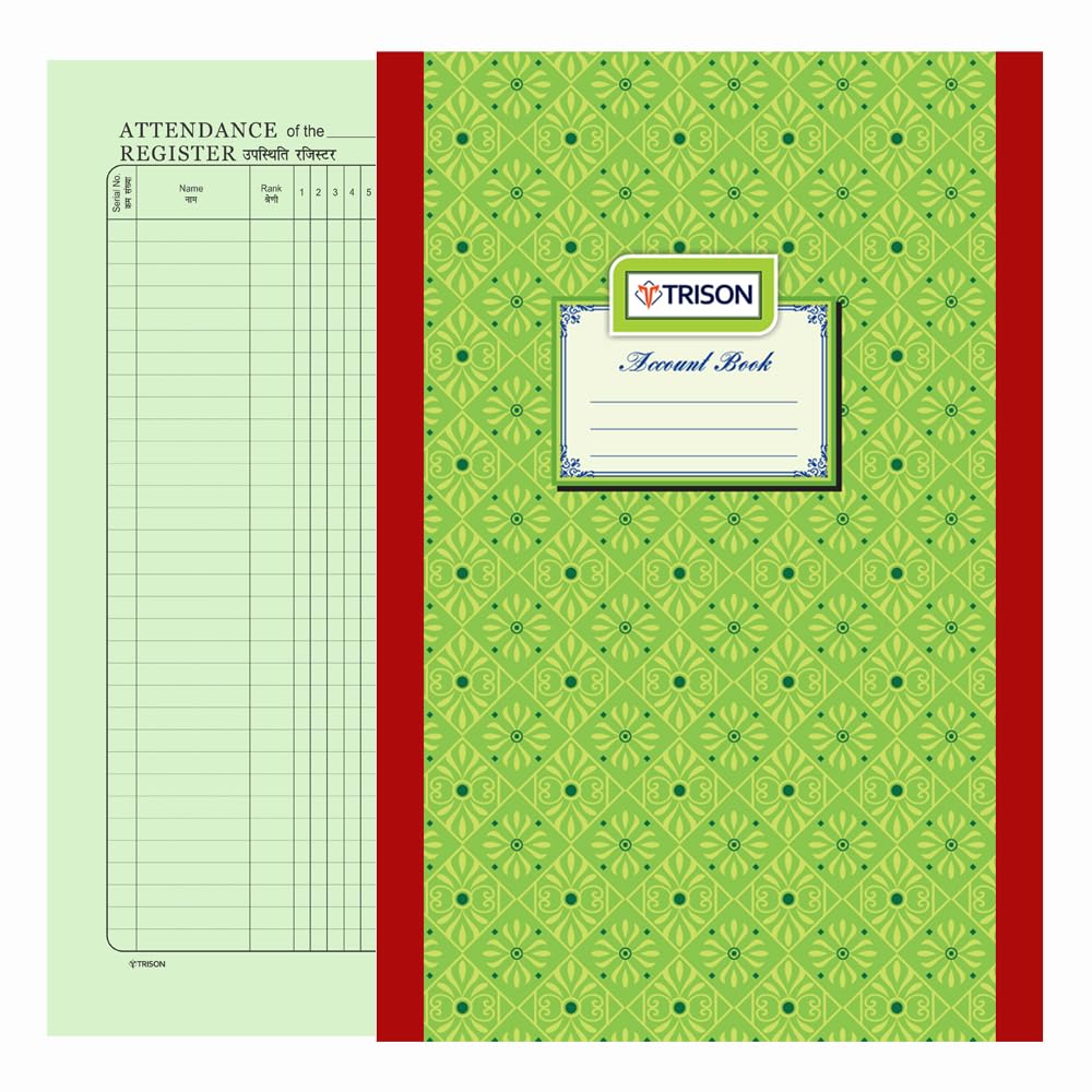 Daily Attendance Register | 50 Pages | 19x32 cm | Hardbound | 31 Days Format | Ideal for Corporations, institutions, Offices & Schools | Quire 1 | Pack of 1-image-16