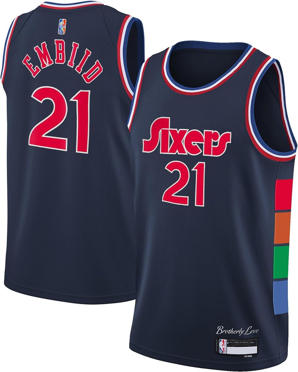 Outerstuff Joel Embiid Philadelphia 76ers Navy #21 Infants Toddler Home Swingman Jersey