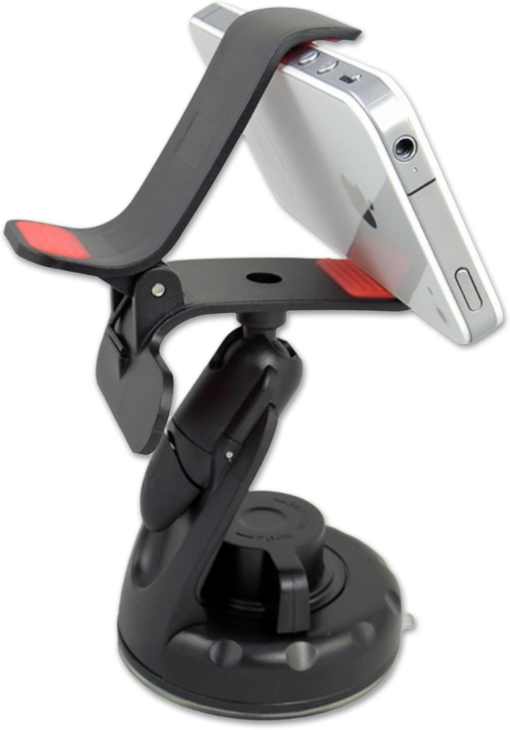 Mobile Phone Car Mount - Car Phone Holder - Fits Most Smart Phones - iPhone 5 Car Mount - Car Phone Mount - Cell Phone Windshield Mount - iPhone Suction Mount - Highest Quality - Guaranteed