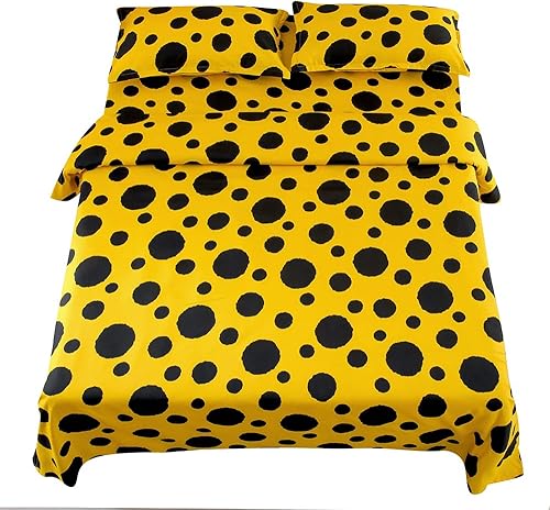 Miniatura 3 de HOOBUY Juego de sábanas de microfibra suave estampada para todas las estaciones, incluye sábana encimera con estampado floral, sábana bajera con