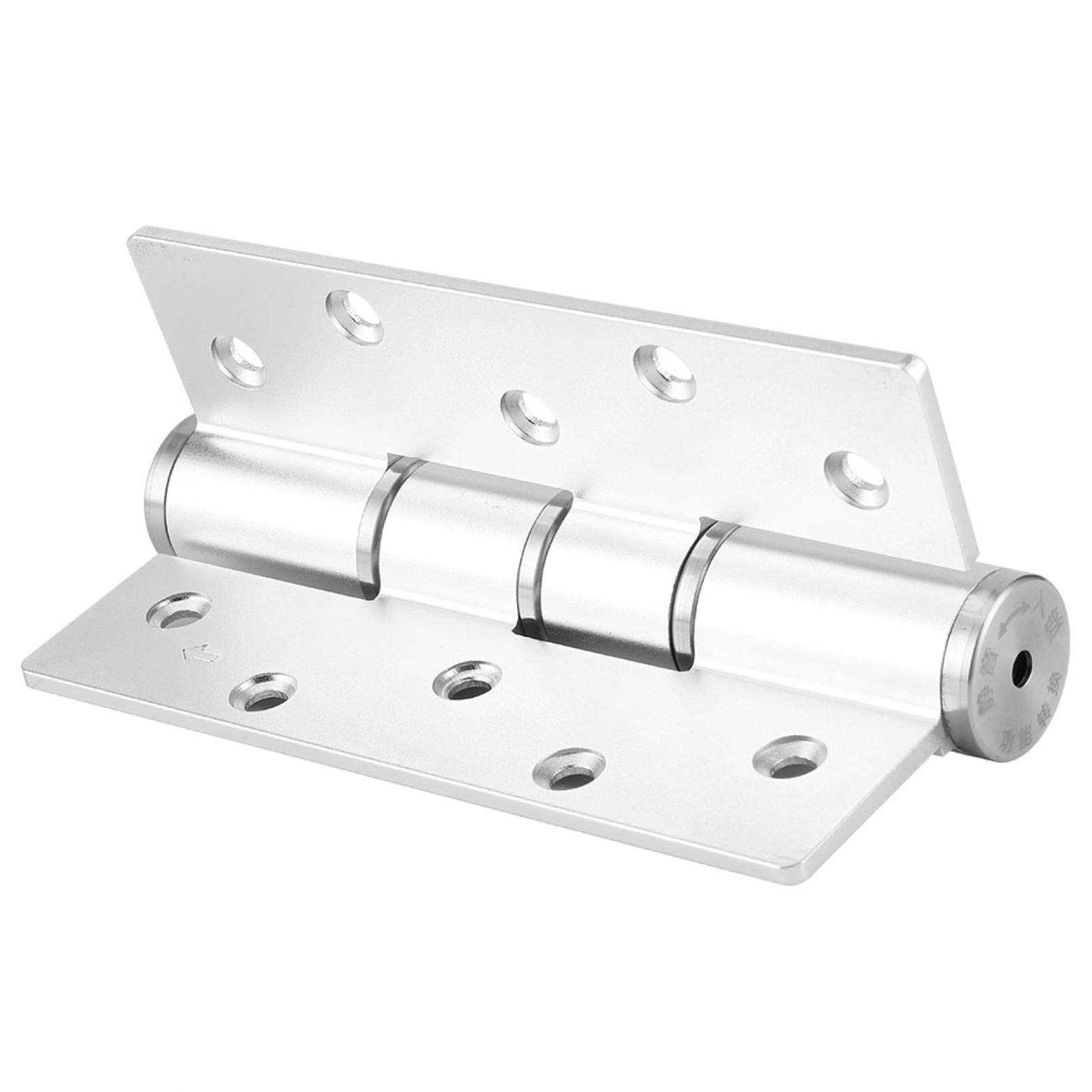 Door Hinge, E Type Aluminum Concealed Door Hinge Hydraulic Automatic Closing Positioning Damping