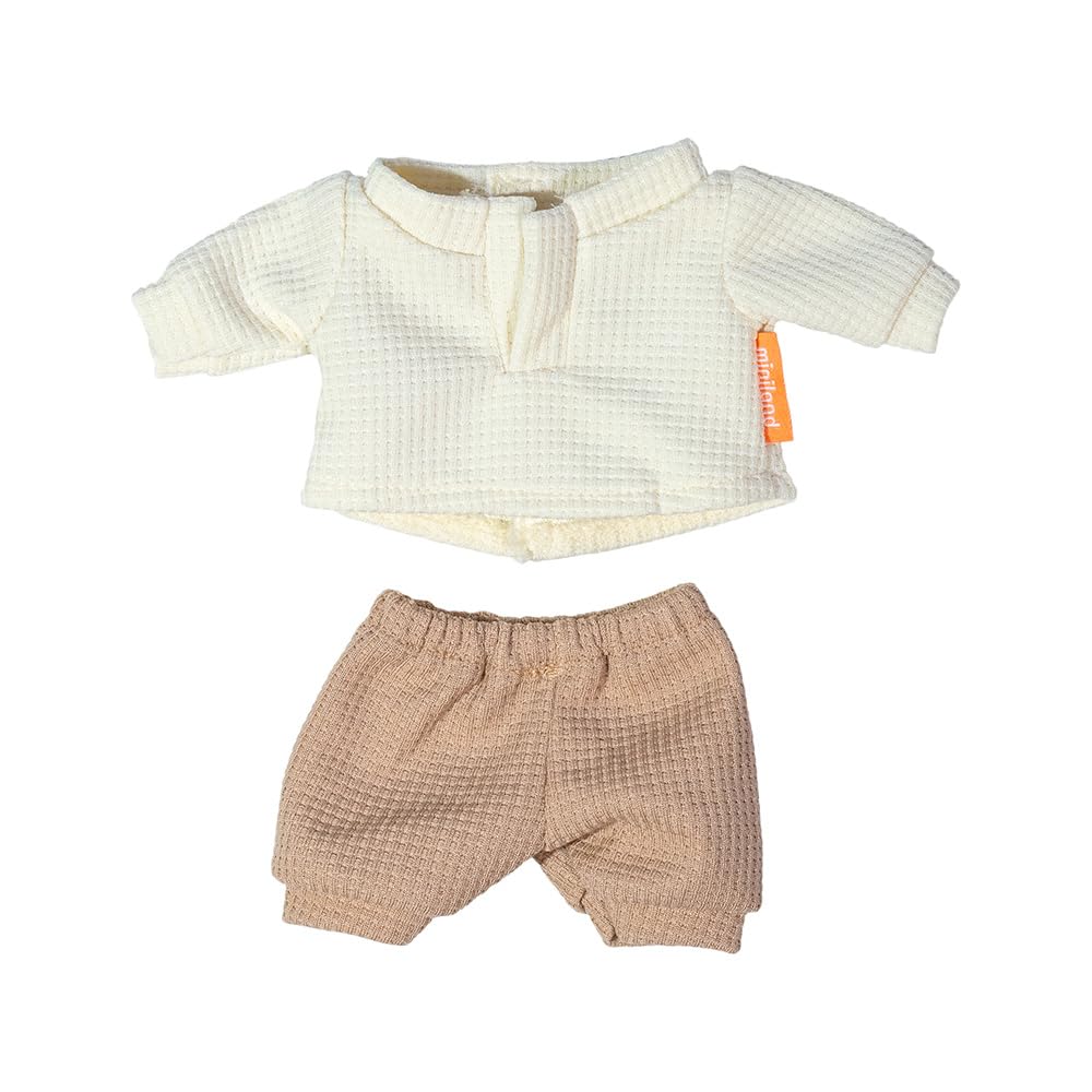 Miniland - Clothes for 21 cm Doll, Clothing Accessory for Dolls, Mid-Season T-Shirt and Pants