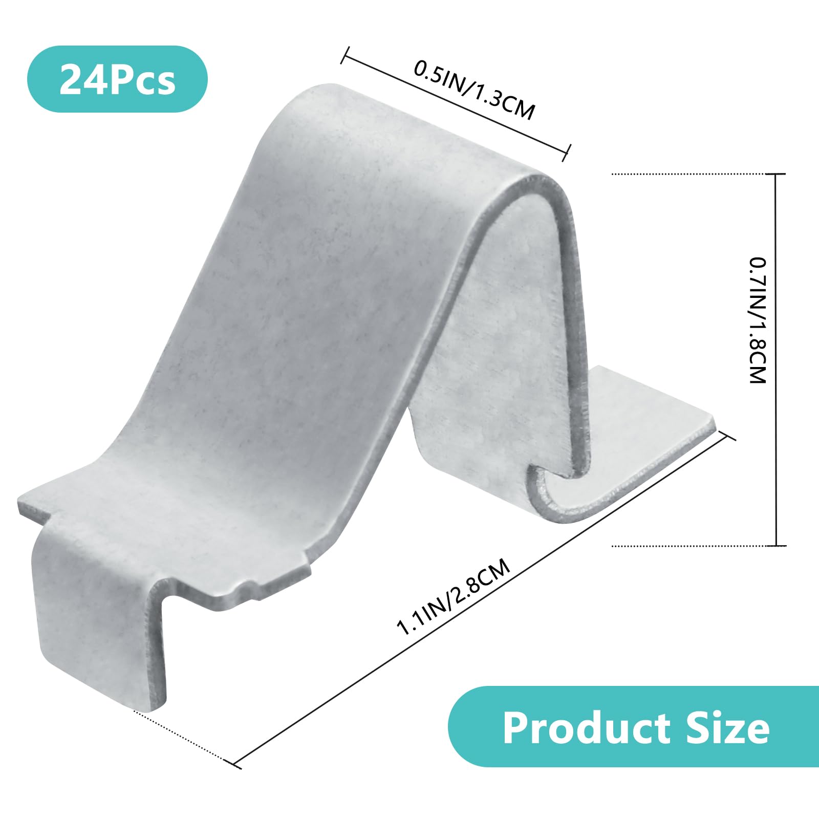Metal Shelf Clips - Heavy Duty & Adjustable -2