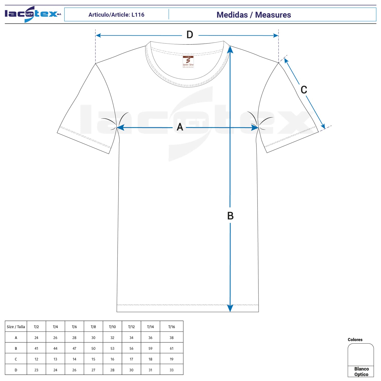 Pack Ahorro 6 Unidades Camiseta Interior Termal Niño L116 Manga Corta Cuello Redondo
